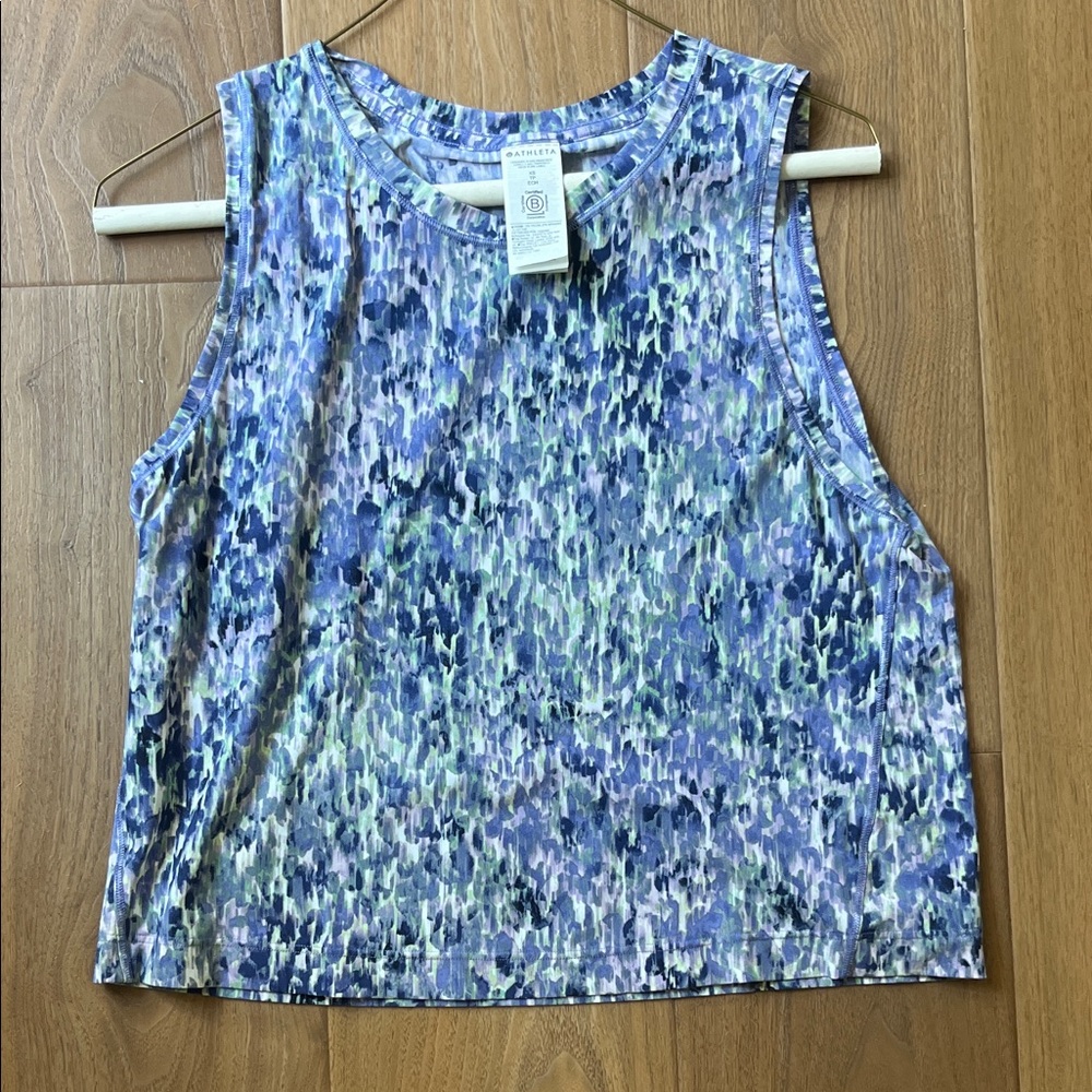 Athleta Multicolor Abstract Tank Top